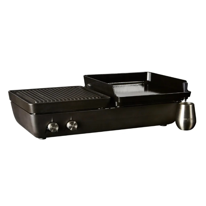 Ferleon Double Burner Patio Plancha & Grill