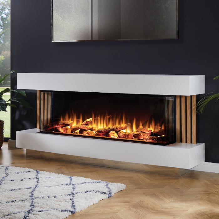 Katell Visto Floor Standing Italia Eco Electric Fireplace