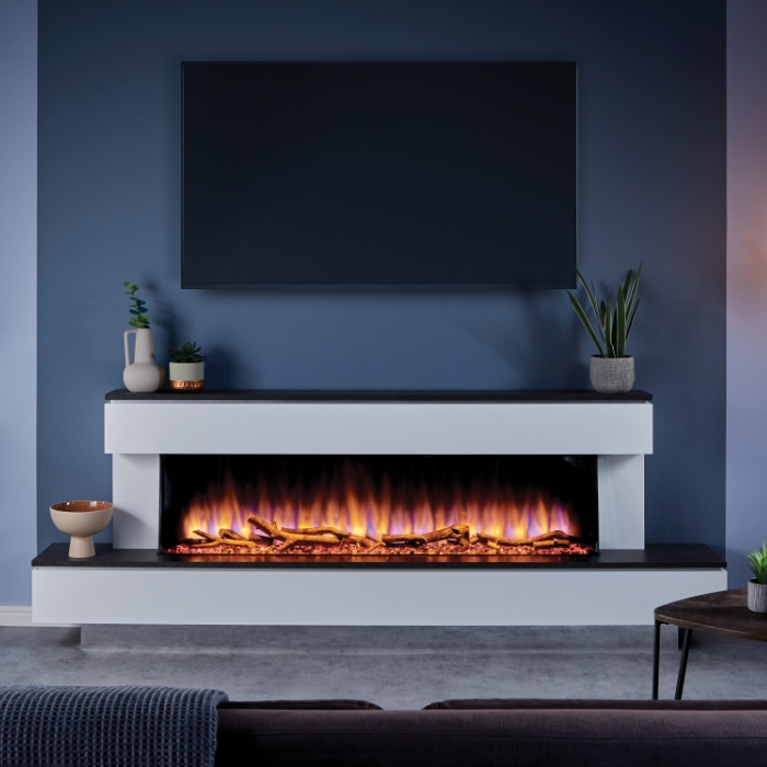 Katell Carrara Italia Eco Electric Fireplace