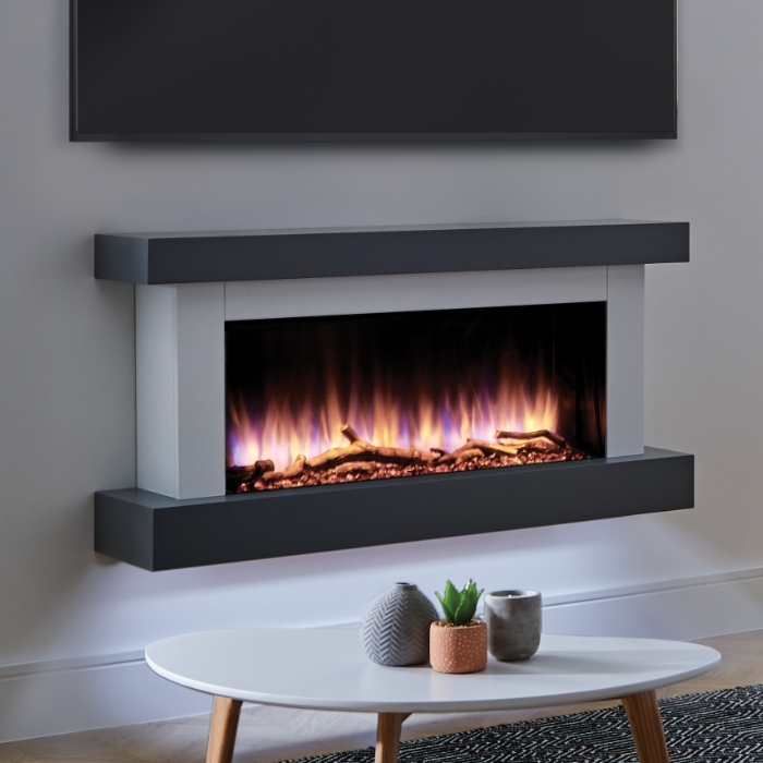 Katell Loreto Italia Eco Wall Mounted Electric Fireplace