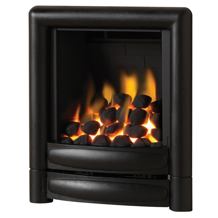 PureGlow Carmen Inset Gas Fire, Pure Black