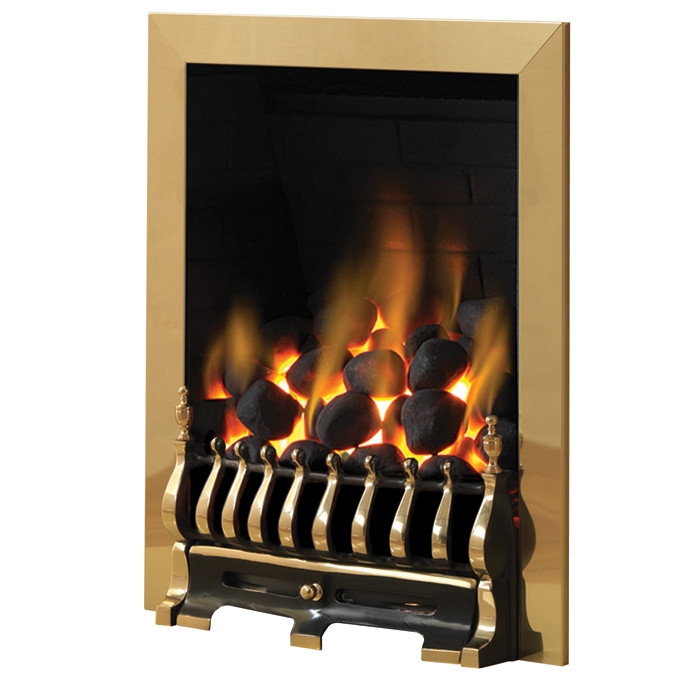 Pureglow Blenheim Gas Fire, Antique Brass