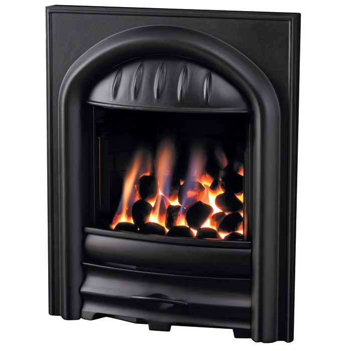 PureGlow Chloe Inset Gas Fire, Pure Black