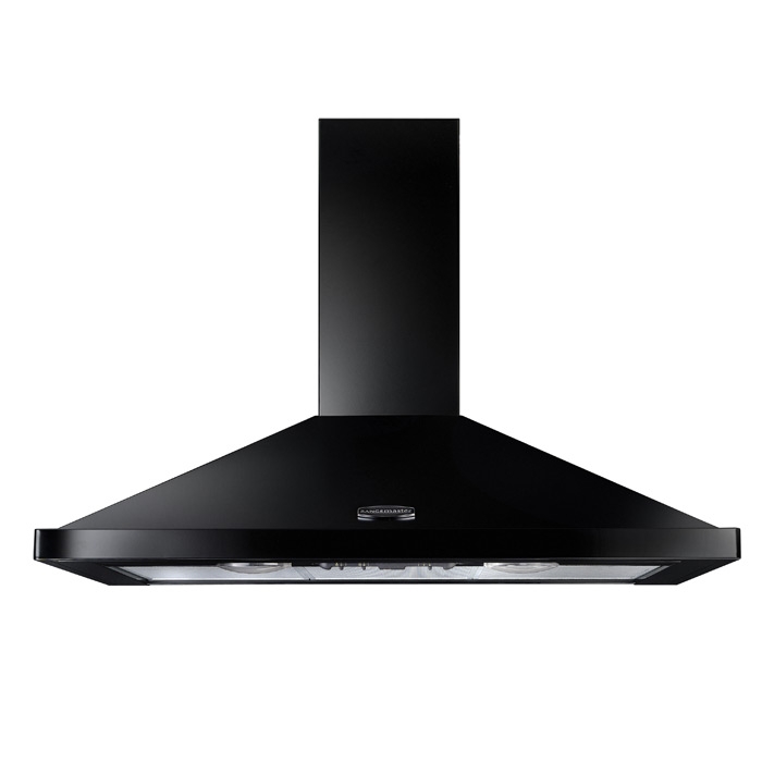 Rangemaster 90cm Black Chimney Hood