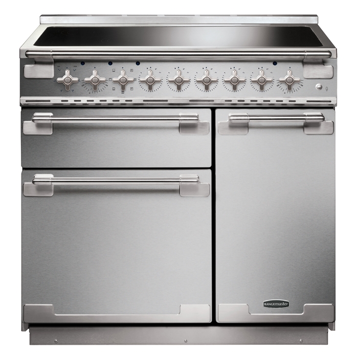 Rangemaster Elise Stainless Steel 90cm Electric Induction Range Cooker Stoves Are Us