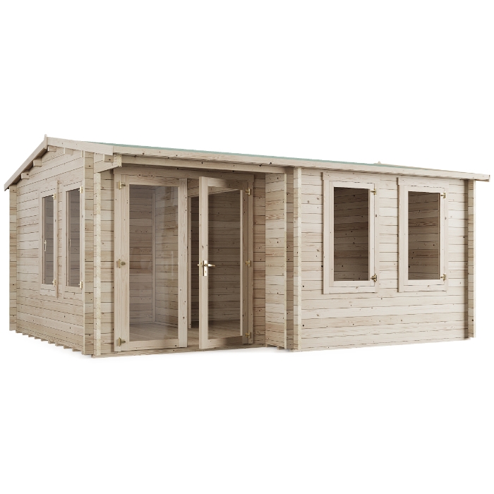 Welbeck Reverse Apex Garden Office - 5.0m x 4.0m