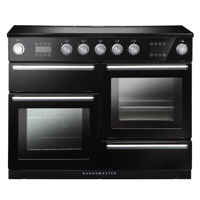 Rangemaster Nexus Steam 110 Induction Range Cooker, Black