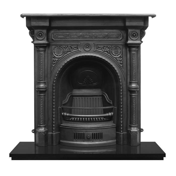 Carron Tweed Cast Iron Fireplace, Black
