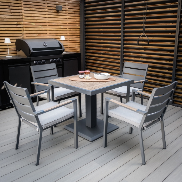 Maze Vancouver 4 Seat Dining Set