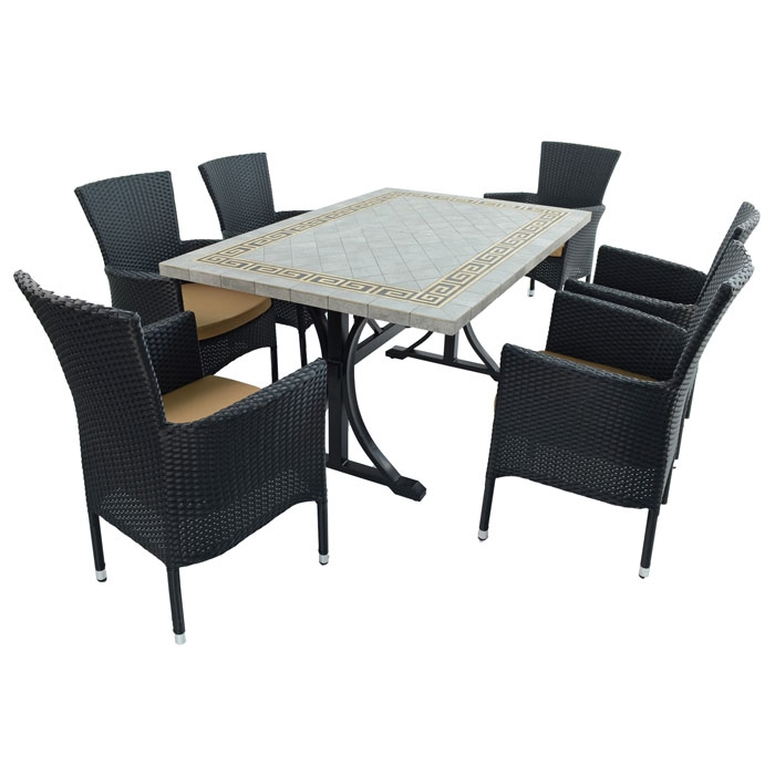 Europa Leisure Burlington Dining Table, Black