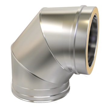 90 Degree Bend - 8" Twinwall Flue (200mm)