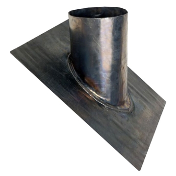 Lead 36-45 Degree Roof Flashing - 5" Twinwall Flue (125mm)