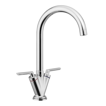 Leisure Aquatwin TWN1CM/ Dual Lever Tap, Chrome