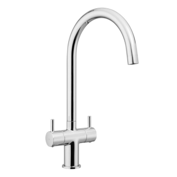 Leisure Aquswan TSW1CM/ Twin Lever Tap, Chrome