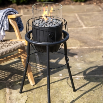 Cosiscoop Basket High Gas Lantern, Black