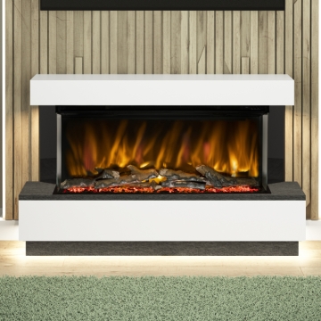 Elgin & Hall Evento 54" Arteon 1000-3SL Electric Fireplace Suite