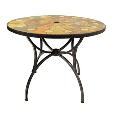 Europa Leisure Granada 91cm Stone Patio Table