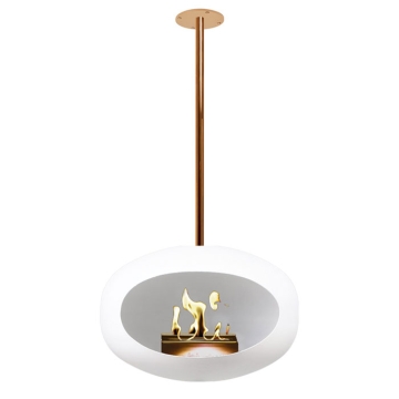 Le Feu Sky White with Rose Gold Pole