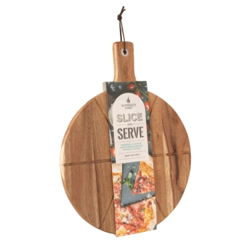 Alfresco Chef 14" Acacia Wood Slice & Serve Board