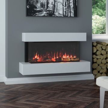 OER Alpine 47" Electric Fireplace Suite