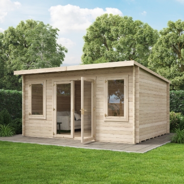 Ashley Pent Log Cabin Garden Room