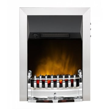 Dimplex Balmoral Ecolite Optiflame Electric Fire, Chrome