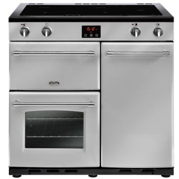 Belling Farmhouse 90Ei Silver 90cm Induction Range Cooker