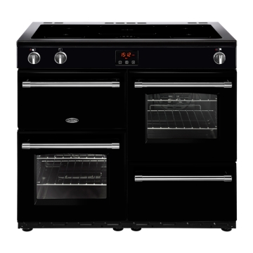 Belling Farmhouse 100Ei Black 100cm Induction Range Cooker