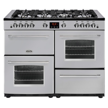 Belling Farmhouse 110G Silver 110cm Gas Range Cooker