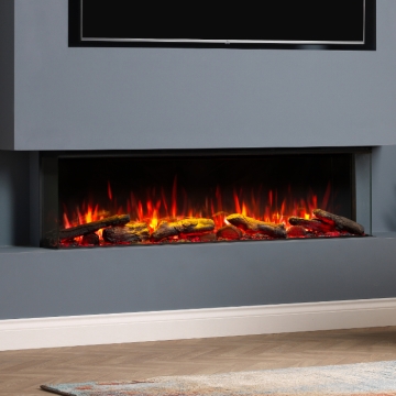 BlazeBright Oxford Deep Lux 1500 1-2-3 Sided Electric Fire