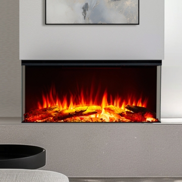 BlazeBright Oxford Deep Lux 900 1-2-3 Sided Electric Fire