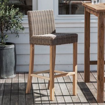 Lymington Bar Stool, Teak