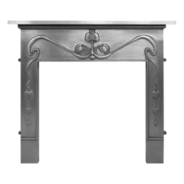 Carron Art Nouveau Full Polished Fireplace