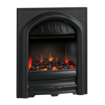 PureGlow Chloe Illusion Black Electric Fire Coal Effect