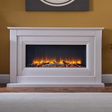 Katell Delfina 57" Electric Fireplace Suite