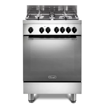 DeLonghi DSC626MLX-1 60cm Dual Fuel Cooker, Stainless Steel