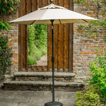 Norfolk Leisure Elizabeth 2.2m Parasol, Taupe