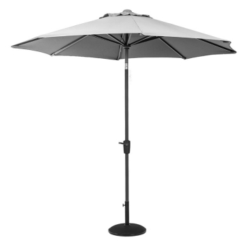 Norfolk Leisure Elizabeth 3m Parasol, Mouse Grey