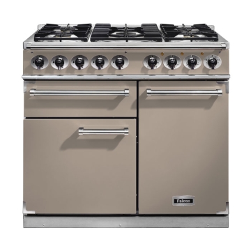 Falcon 1000 Deluxe Fawn Dual Fuel Range Cooker