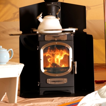 Go Eco Adventurer 5 with Freestanding Hearth & Heatshield