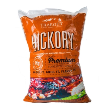 Traeger Hickory Wood Pellets, 9kg Bag