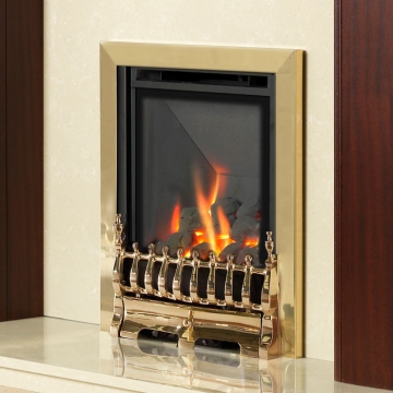 Flavel Kenilworth HE Gas Fire, Brass