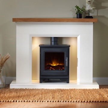 Flametek Liberty Electric Fireplace Suite