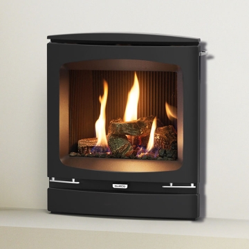 Gazco Logic HE Balanced Flue Fire, Vogue Fascia