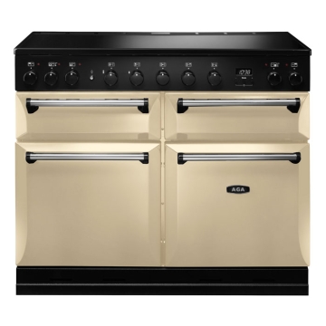 AGA Masterchef Deluxe 110cm Induction Range Cooker, Cream