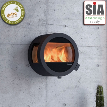 Nordpeis ME Wall Mounted Wood Burning Stove