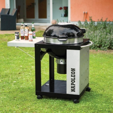 Napoleon PRO22K Charcoal Kettle BBQ with Cart
