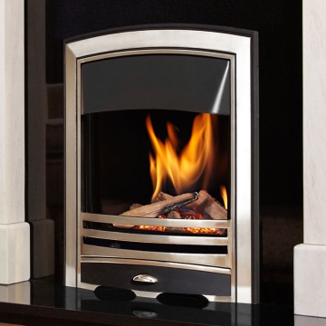 Michael Miller Passion HE Gas Fire, Embrace Fascia Chrome