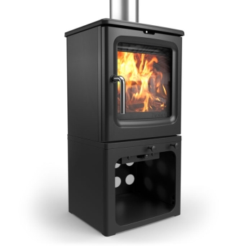 Saltfire Peanut 3 Tall Eco Design Ready Wood Burning & Multi-Fuel Stove