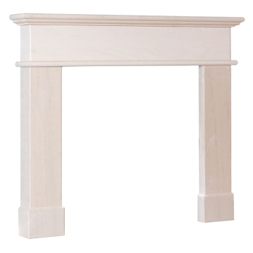 Gallery Pisa 54" Limestone Fireplace Surround